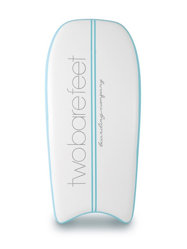 Two Bare Feet Boarding Co. 44" Inflatable Bodyboard - Starter Pack (Aqua)