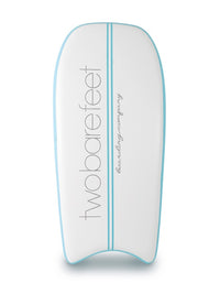 Two Bare Feet Boarding Co. 44" Inflatable Bodyboard - Basic Pack (Aqua)