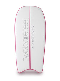 Two Bare Feet Boarding Co. 44" Inflatable Bodyboard - Starter Pack (Pink)