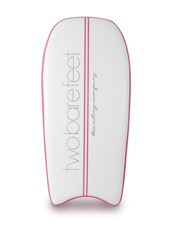Two Bare Feet Boarding Co. 44" Inflatable Bodyboard - Starter Pack (Pink)