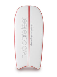 Two Bare Feet Boarding Co. 44" Inflatable Bodyboard - Starter Pack (Red)