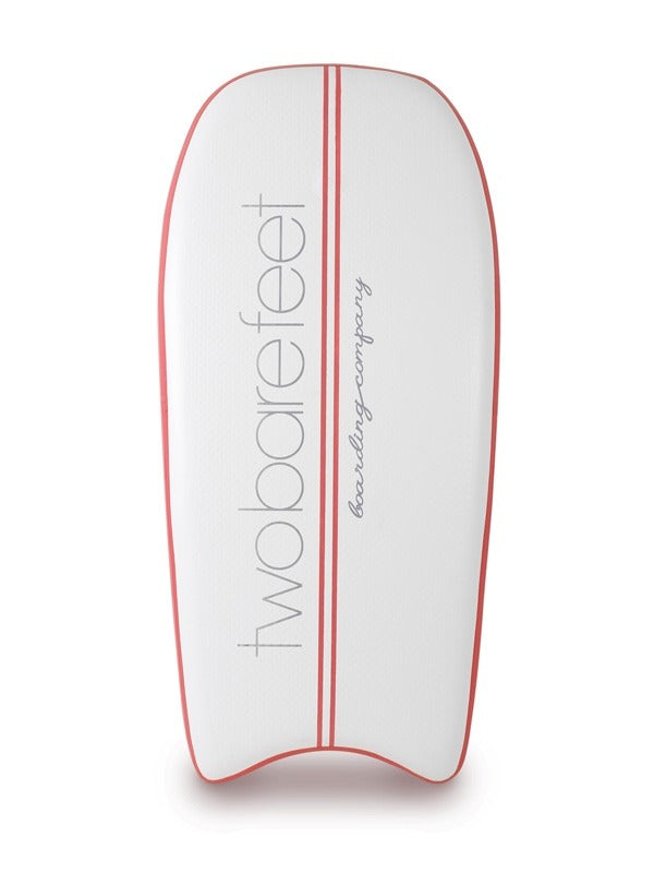 Two Bare Feet Boarding Co. 44" Inflatable Bodyboard - Starter Pack (Red)
