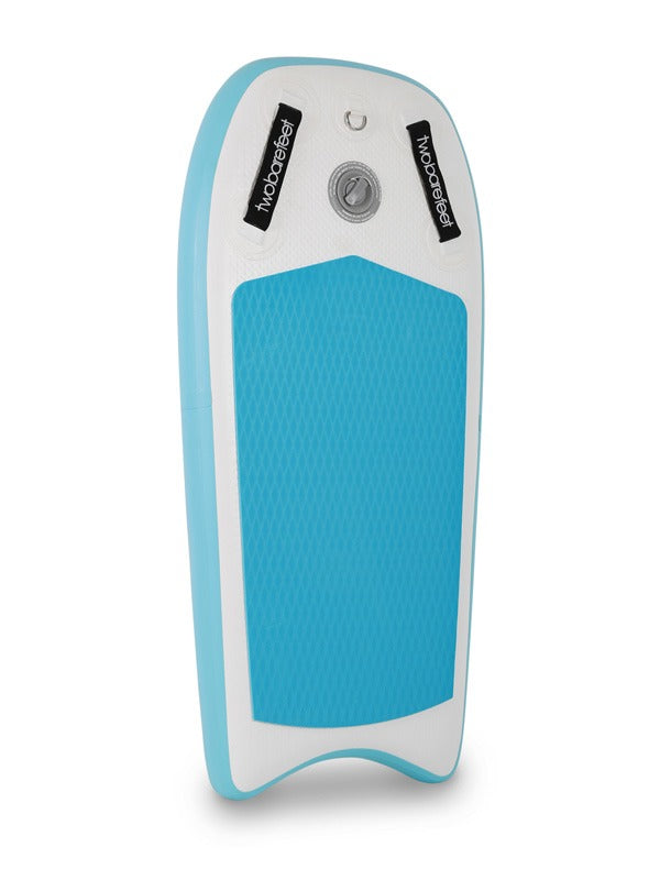Two Bare Feet Boarding Co. 44" Inflatable Bodyboard Double Pack (Aqua)