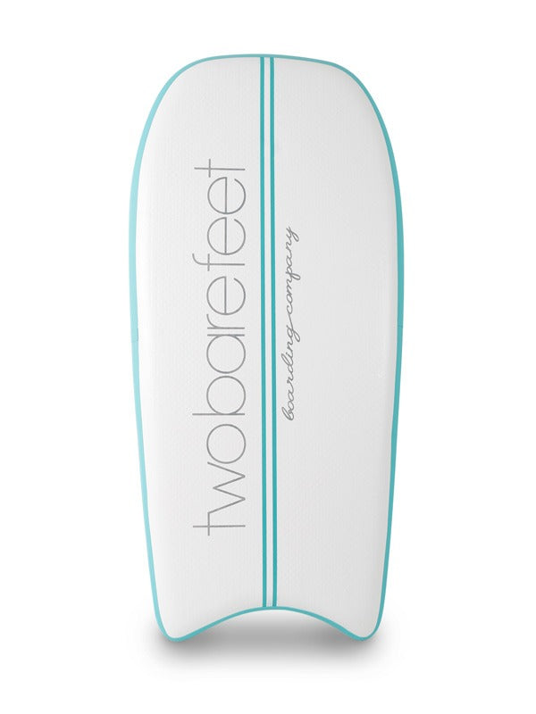 Two Bare Feet Boarding Co. 44" Inflatable Bodyboard Double Pack (Teal)