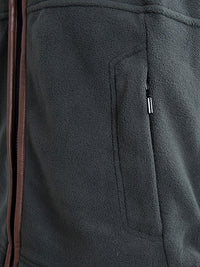 Unisex Gilet Full Zip Fleece (Khaki)