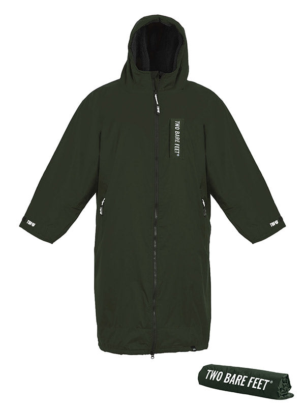 Two Bare Feet Kids Weatherproof Changing Robe with Changing Mat (Khaki/Black)