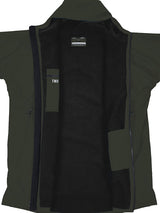 Two Bare Feet Kids Weatherproof Changing Robe with Changing Mat (Khaki/Black)