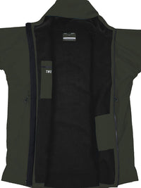 Two Bare Feet Kids Weatherproof Changing Robe with Changing Mat (Khaki/Black)