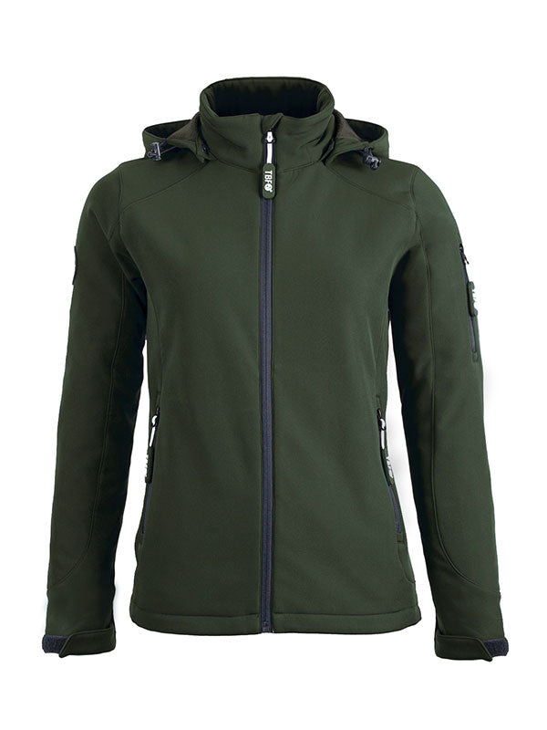 Womens Softshell Waterproof Jacket (Khaki)