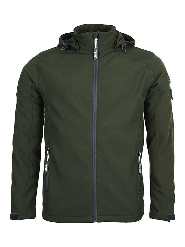 Mens Softshell Waterproof Jacket (Khaki)