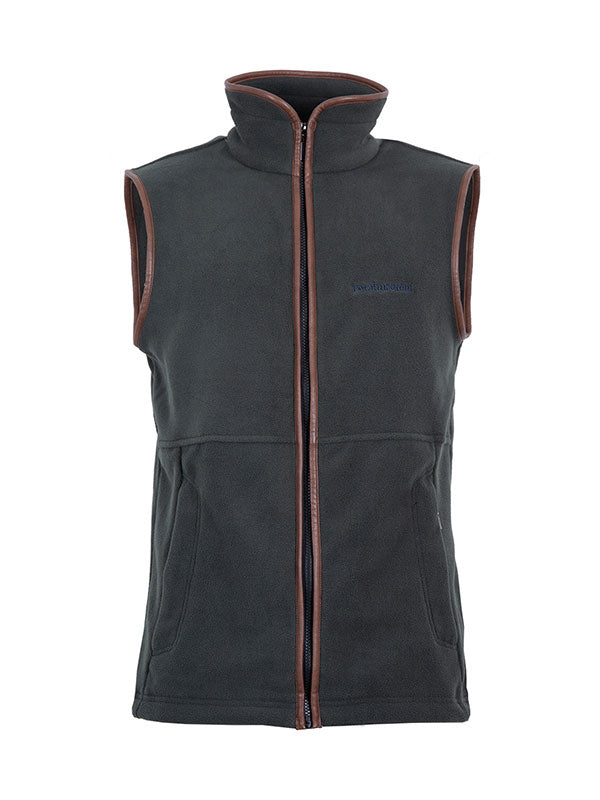 Unisex Gilet Full Zip Fleece (Khaki)