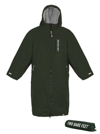 Two Bare Feet Kids Weatherproof Changing Robe with Changing Mat (Khaki/Grey)
