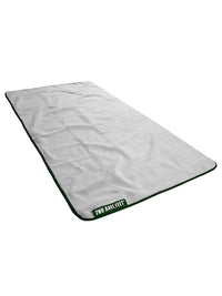 Sherpa Lined Waterproof Beach Travel Blanket (Khaki/Grey)