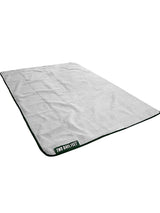 XL Sherpa Lined Waterproof Beach Travel Blanket (Khaki/Grey)