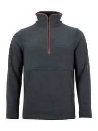Unisex Quarter Zip Fleece (Khaki)