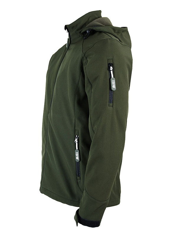 Mens Softshell Waterproof Jacket (Khaki)