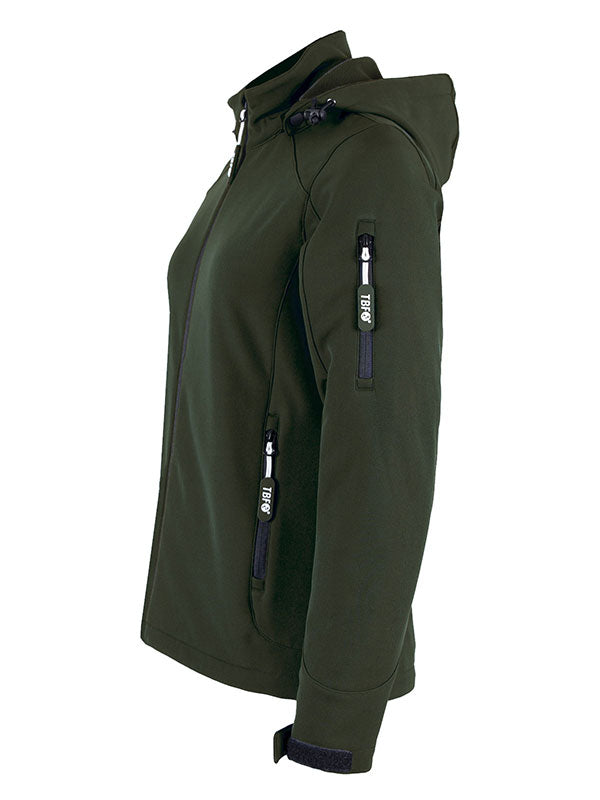 Womens Softshell Waterproof Jacket (Khaki)