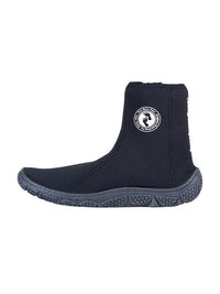 Neoprene Zipped Junior Wetsuit Aqua Boots (Black)