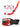 Two Bare Feet Childrens PVC Mask Snorkel Fins 3 Piece Set (Red)