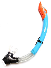 Two Bare Feet Junior Silicone Snorkel (Aqua)