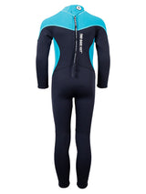 Two Bare Feet SupaFlex 5/4mm Junior Winter Wetsuit (Black/Aqua)