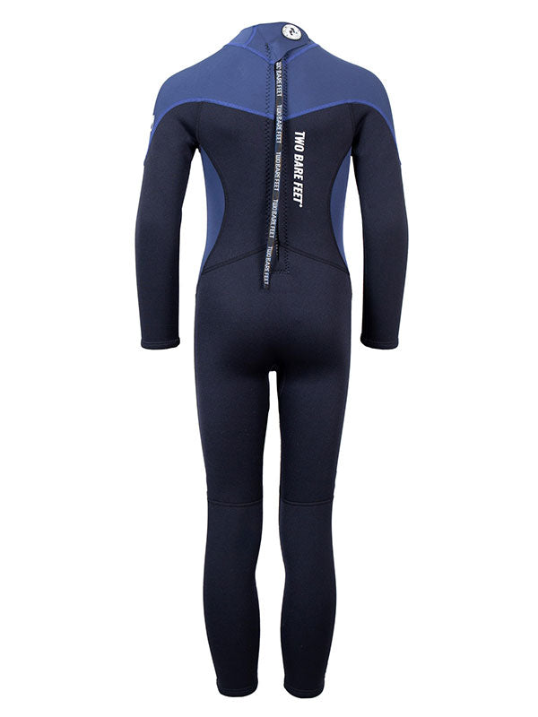 Two Bare Feet SupaFlex 4/3mm Junior Winter Wetsuit (Black/Navy)