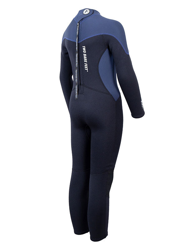 Two Bare Feet SupaFlex 3/2mm Full Length Junior Wetsuit (Black / Navy)