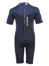 Two Bare Feet SupaFlex 3/2mm Shorty Junior Wetsuit (Black / Navy)
