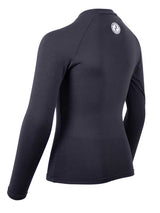 Two Bare Feet Junior Crew Neck Thermal Long Sleeve Rash Vest (Black)
