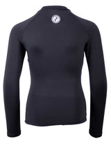 Two Bare Feet Junior Crew Neck Thermal Long Sleeve Rash Vest (Black)
