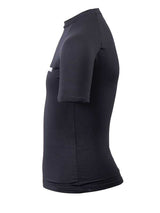 Two Bare Feet Junior Crew Neck Thermal Short Sleeve Rash Vest (Black)-XS