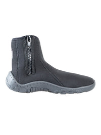 Neoprene Zipped Junior Wetsuit Aqua Boots (Black)