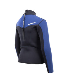 Two Bare Feet Junior Aspect 2.5mm Back Zip Jacket (Black/Blue)