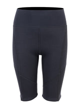 Two Bare Feet Junior Aspect 2.5mm Back Zip Jacket & Shorts Set (Black/Blue)
