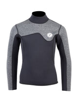 Two Bare Feet Junior Aspect 2.5mm Back Zip Jacket (Black/Grey)
