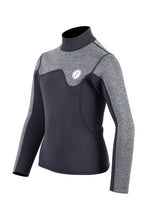 Two Bare Feet Junior Aspect 2.5mm Back Zip Jacket (Black/Grey)