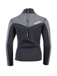 Two Bare Feet Junior Aspect 2.5mm Back Zip Jacket (Black/Grey)
