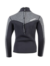 Two Bare Feet Junior Aspect 2.5mm Back Zip Jacket & Shorts Set (Black/Grey)