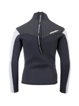 Two Bare Feet Junior Aspect 2.5mm Back Zip Jacket (Black/Grey/Grey)