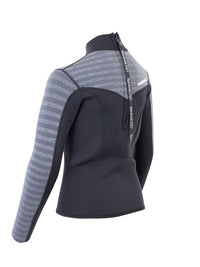 Two Bare Feet Junior Aspect 2.5mm Back Zip Jacket (Black/Grey Stripe)