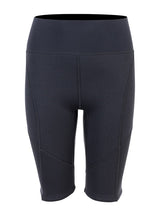 Two Bare Feet Junior Aspect Fleece Lined Zipless Thermal 2.5mm Superstretch Wetsuit Top & Shorts Set (Black/Grey Stripes)