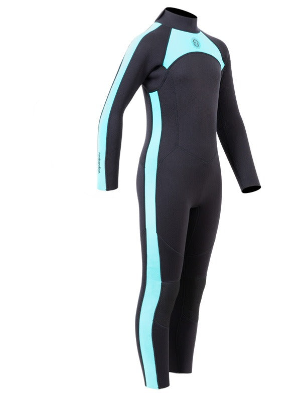 Two Bare Feet Flare 2.5mm Junior Superstretch Wetsuit (Mint)