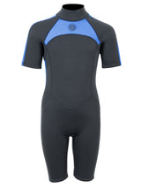 Two Bare Feet Flare 2.5mm Junior Superstretch Shorty Wetsuit (Blue)