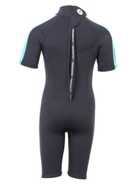 Two Bare Feet Flare 2.5mm Junior Shorty Superstretch Wetsuit (Mint)