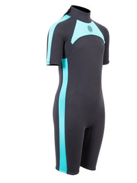 Two Bare Feet Flare 2.5mm Junior Shorty Superstretch Wetsuit (Mint)