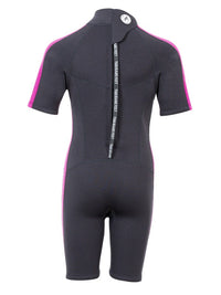 Two Bare Feet Flare 2.5mm Junior Shorty Superstretch Wetsuit (Raspberry)