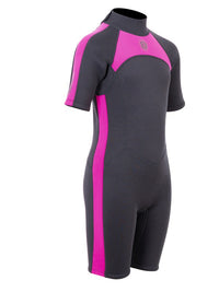 Two Bare Feet Flare 2.5mm Junior Shorty Superstretch Wetsuit (Raspberry)