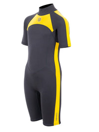 Two Bare Feet Flare 2.5mm Junior Shorty Superstretch Wetsuit (Yellow)