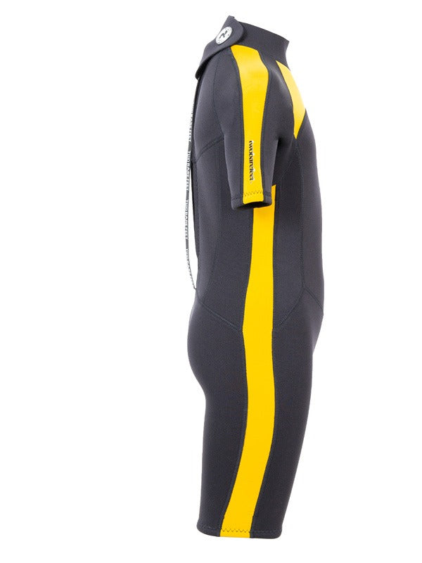 Two Bare Feet Flare 2.5mm Junior Shorty Superstretch Wetsuit (Yellow)