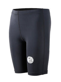 Two Bare Feet Junior Lycra Swimming Shorts (Black)